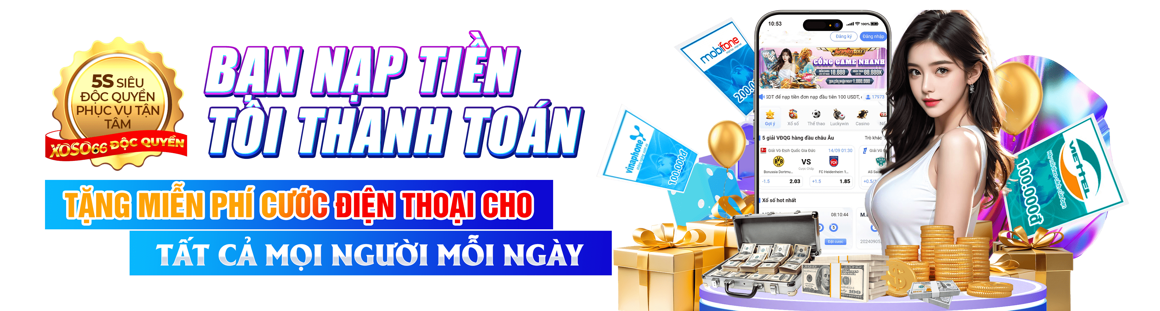 Hình ảnh quảng cáo của mmwin hiển thị nền tảng và các lợi ích
