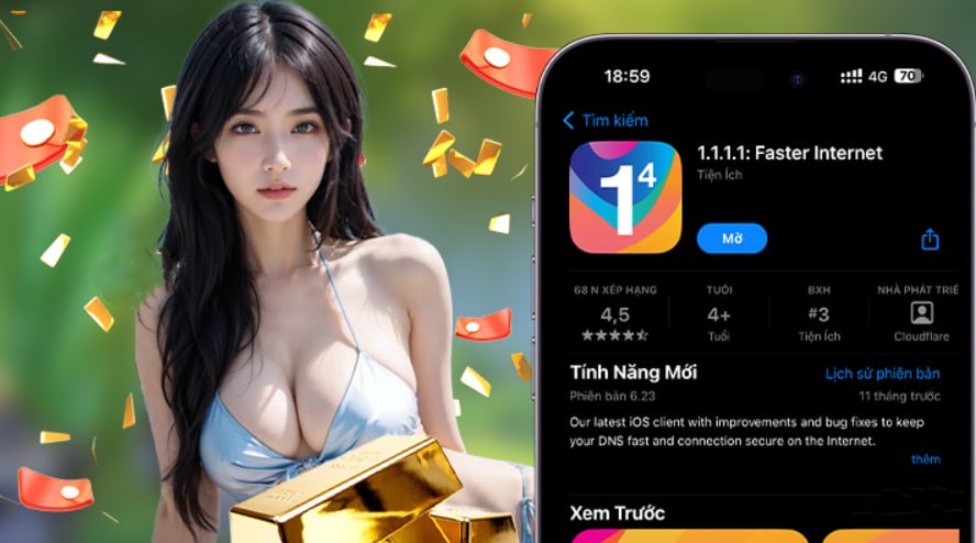 Hình ảnh quảng cáo của mmwin hiển thị nền tảng và các lợi ích